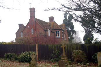 The old Vicarage from the south December 2008